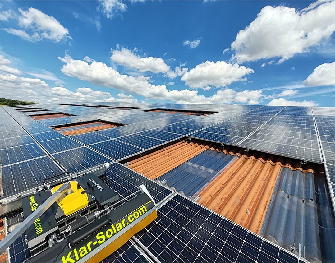 Robotertechnik – KlarSolar Reinigungsmethode