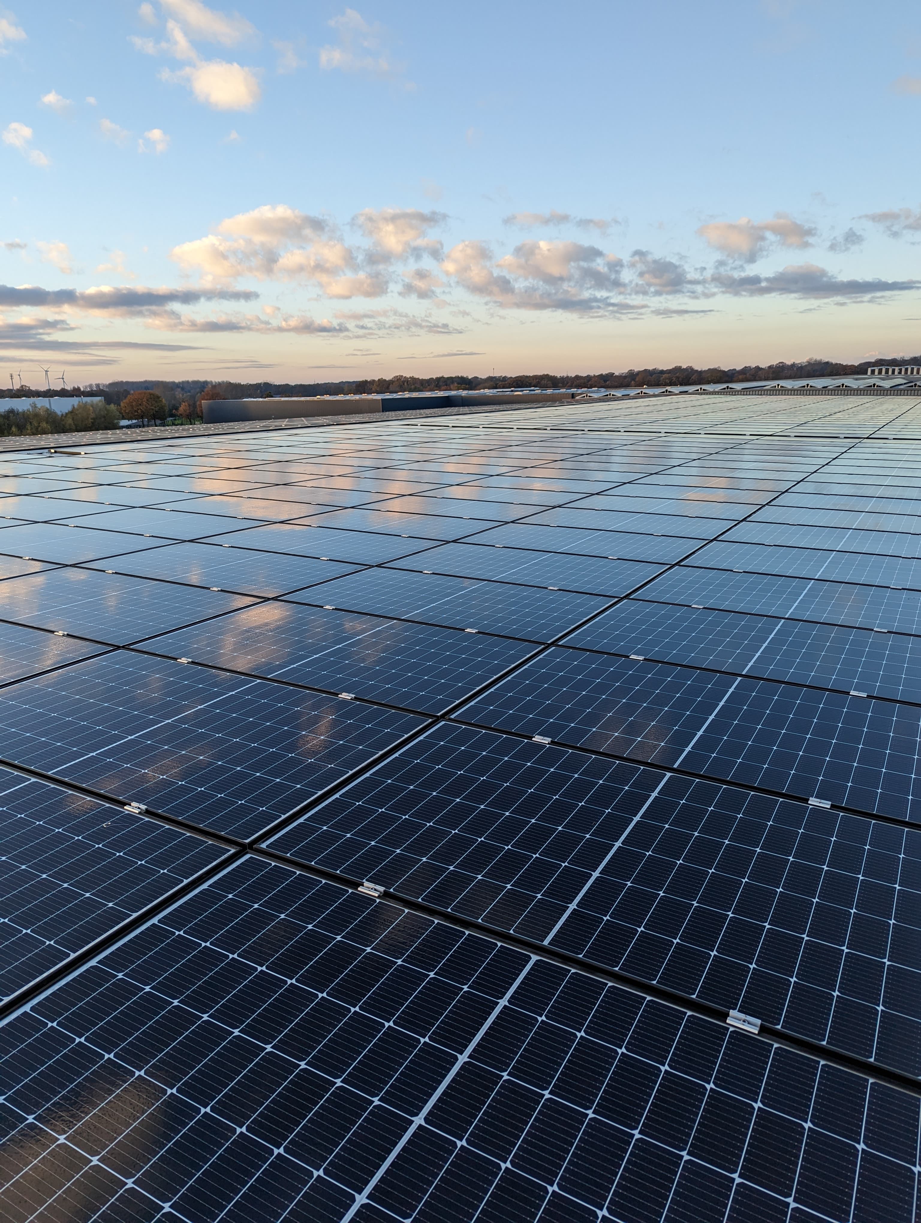 PV-Reinigung Referenzprojekt: Industriedach · 1.800 m²